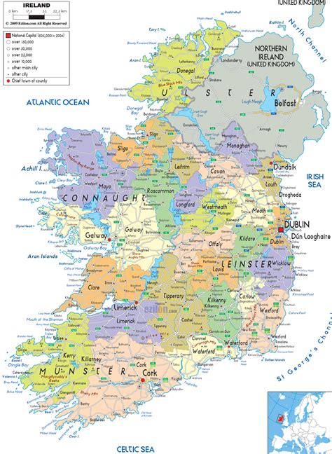 what is the capital of ireland|detailed map of ireland printable.